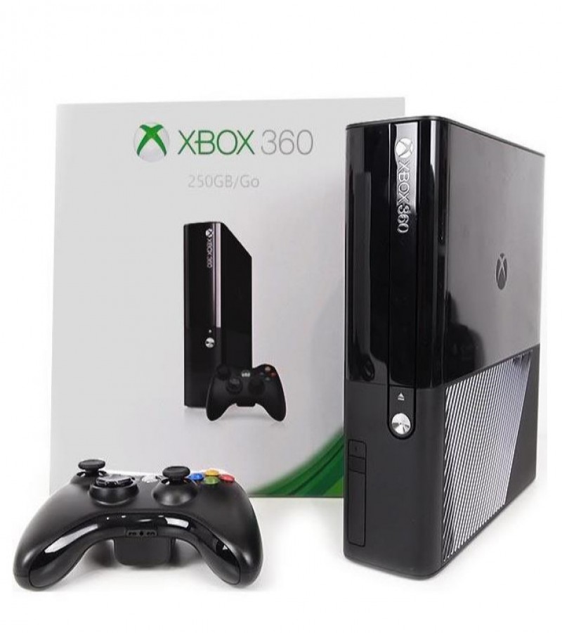 Xbox 360 Microsoft Black Ultra Slim 250 GB Modified