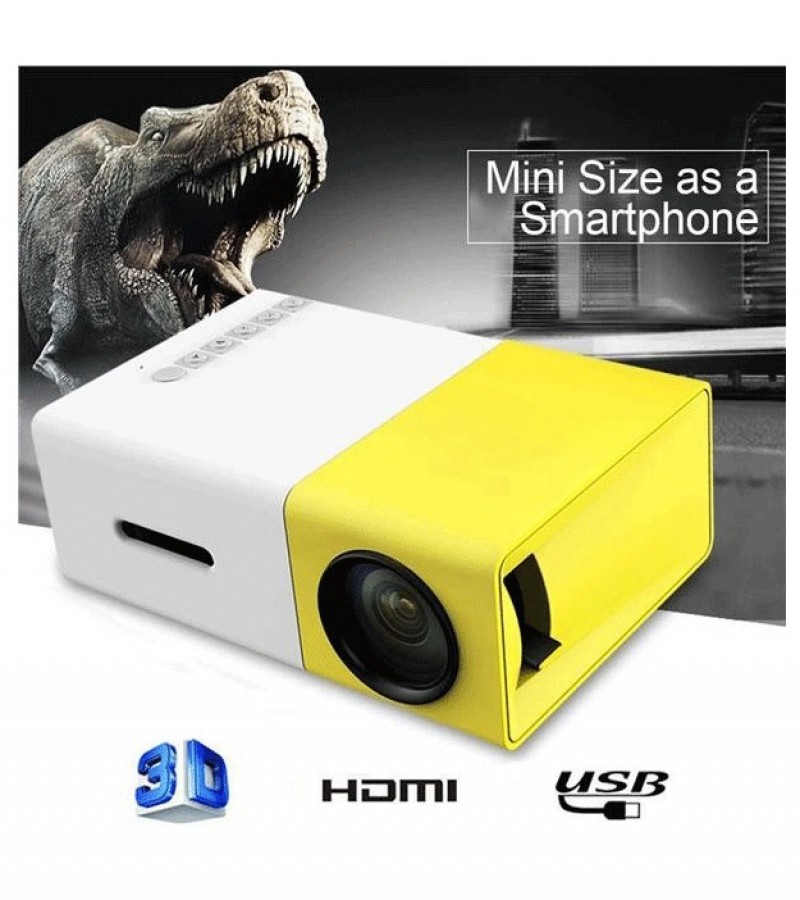 YG300 Full HD 1080P Mini Portable Home Theater Cinema LED Projector