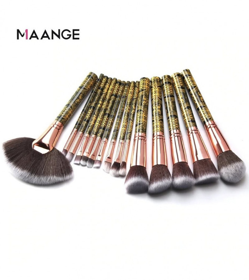 15pcs Professional Makeup Brushes Set Kit Foundation Blush Lip Eyeliner Eye Shadow Face Powder