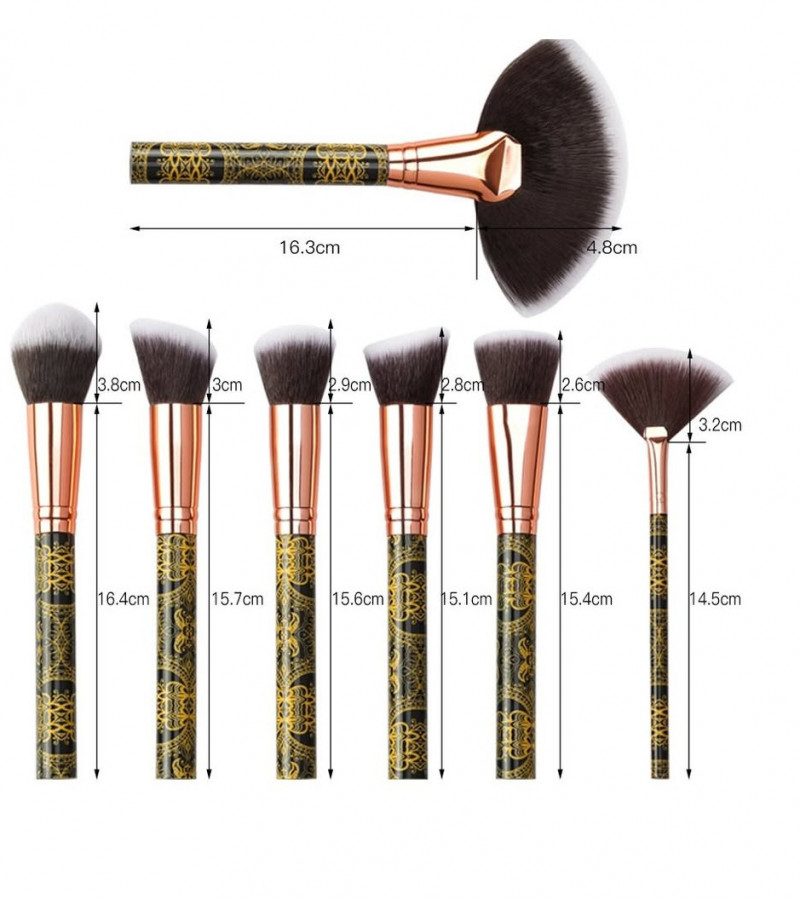 15pcs Professional Makeup Brushes Set Kit Foundation Blush Lip Eyeliner Eye Shadow Face Powder