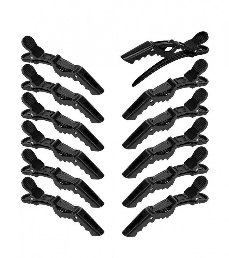 6Pcs/Pack Hair Salon Plastic Crocodile Barrette Hair Section Clip Grip Hairdressing Clamps Claw