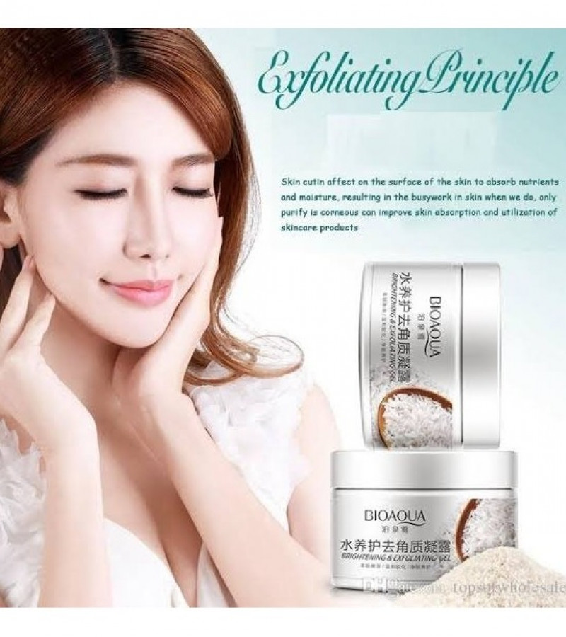 BIOAQUA Exfoliating Rice Gel Face Scrub Shrink Pores - BQY05671