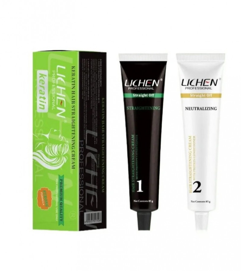 Lichen Keratin Hair Straightening Cream Strong