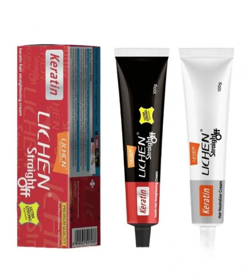 Lichen Keratin Hair Straightening Cream Strong