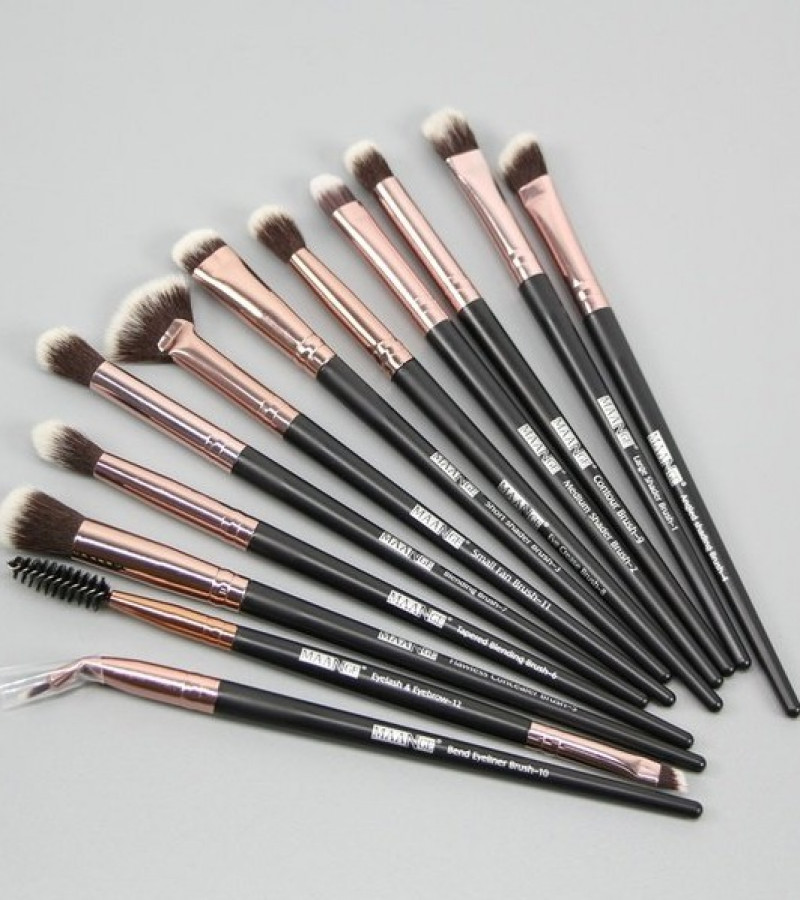 MAANGE 12 pcs/lot Makeup Brushes Set Eye Shadow Blending Eyeliner