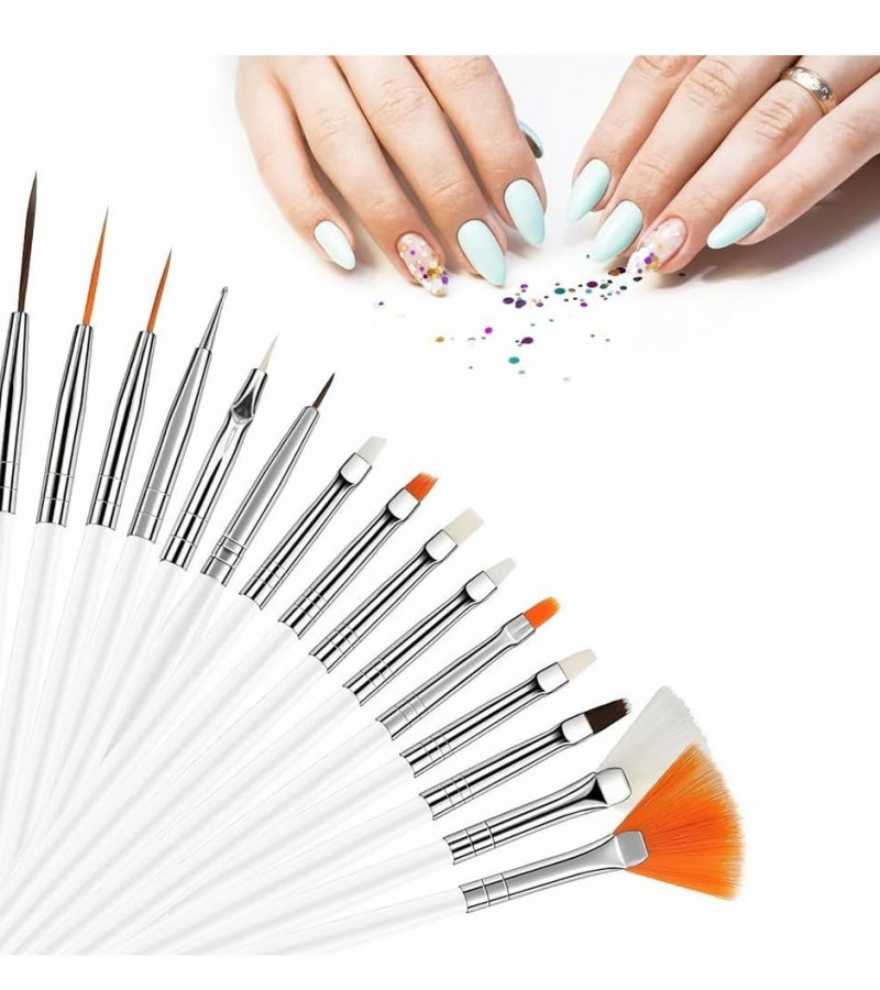 Nail Brush For Manicure Gel Brush For Nail Art 15Pcs/Set Nail Brush Gel Brush