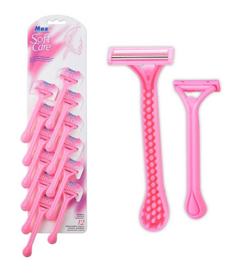 Pack of 5 Max Shave Body Disposable Safety Razor Blade For Women