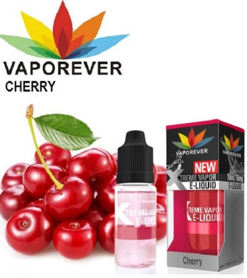 Vaporever E-Liquid Vape Juice 30ml in 0mg, Nicotine Vapor(Cherry)