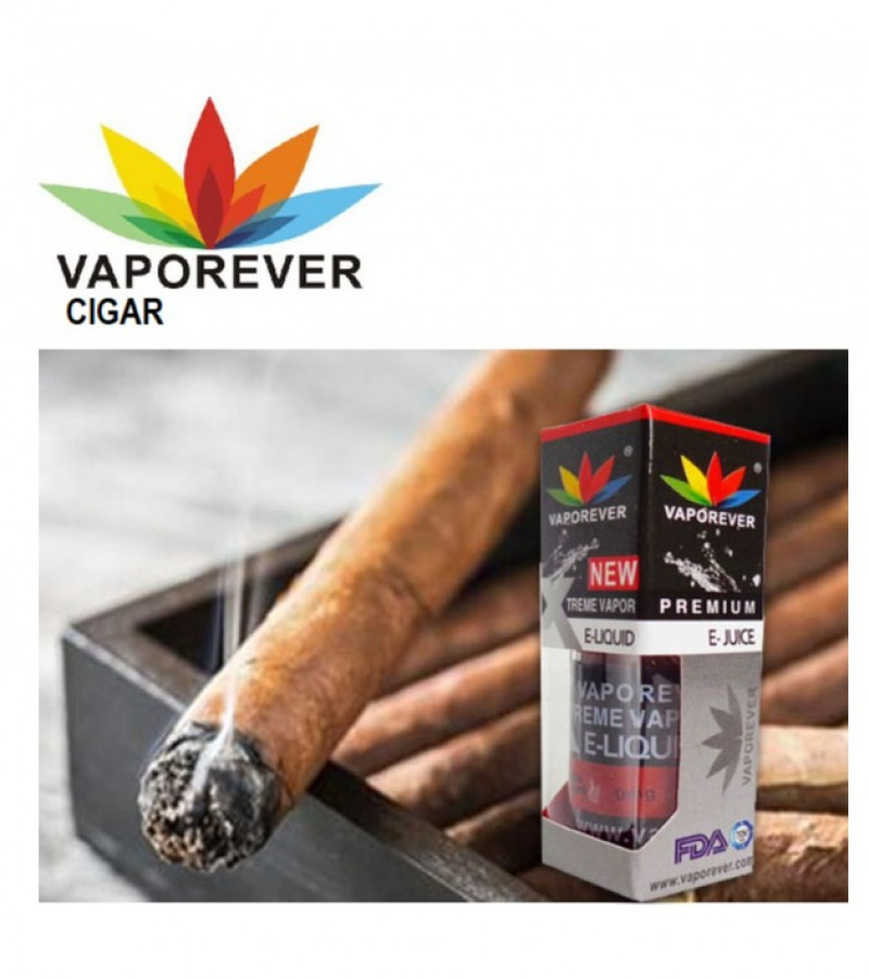 Vaporever E-Liquid Vape Juice 30ml in 0mg, Nicotine Vapor(CIGAR)
