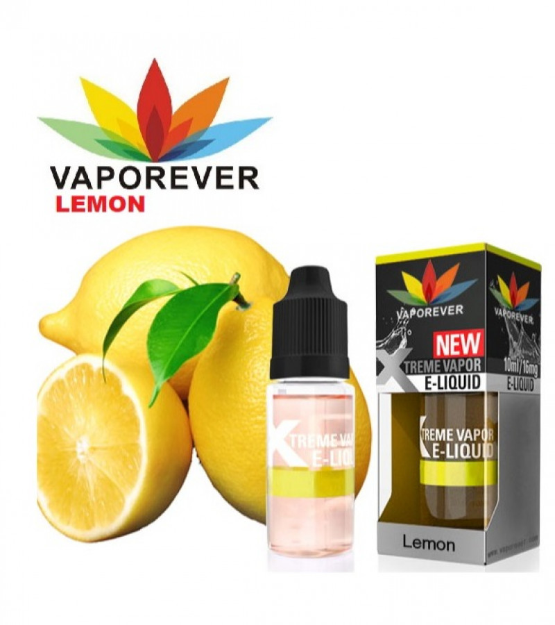 Vaporever E-Liquid Vape Juice 30ml in 0mg, Nicotine Vapor(lemon)