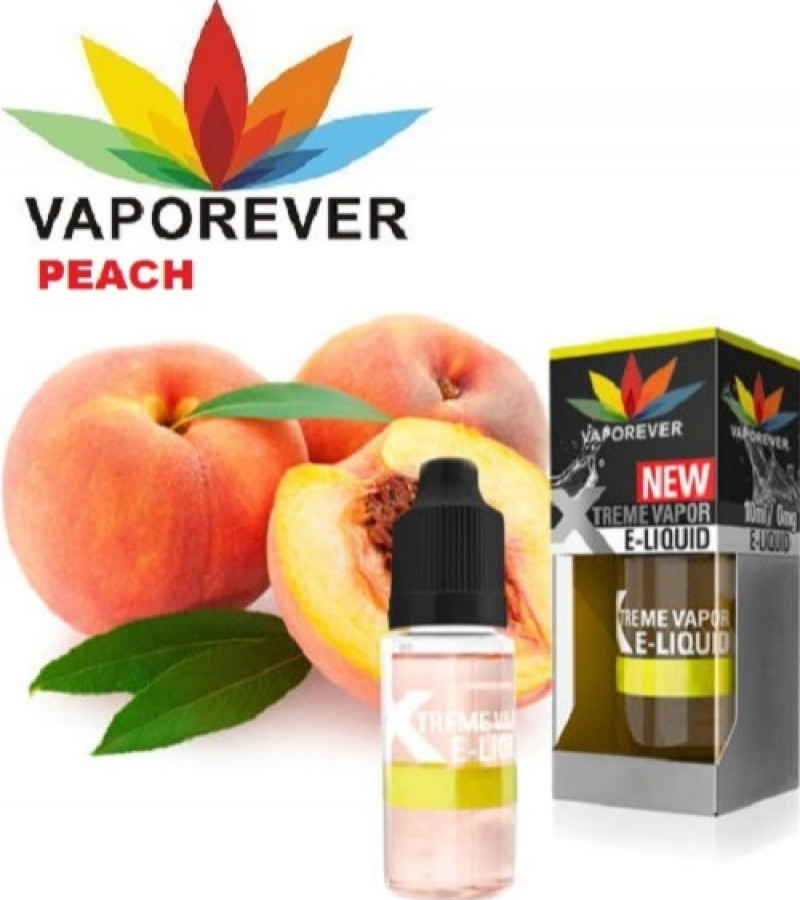Vaporever E-Liquid Vape Juice 30ml in 0mg, Nicotine Vapor(PEACH)