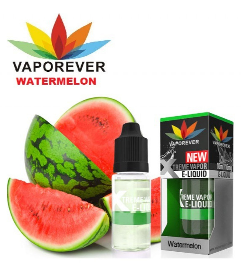 Vaporever E-Liquid Vape Juice 30ml in 0mg, Nicotine Vapor(watermelon)