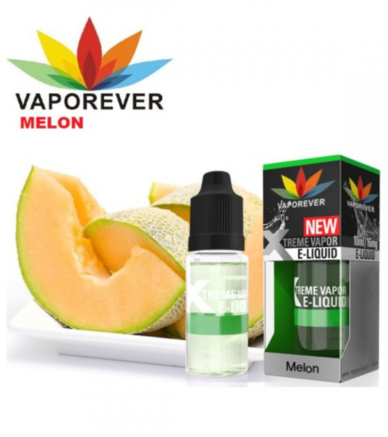 Vaporever E-Liquid Vape Juice 30ml in 0mg, Nicotine Vapore (Melon)